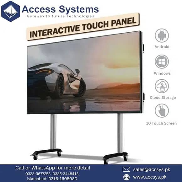 Digital Board | Interactive Smart Board | Touch Display | 0335-3448413 2