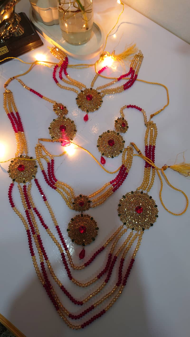 Bridal jewellery set, Condition 10/10, Only One time used 0