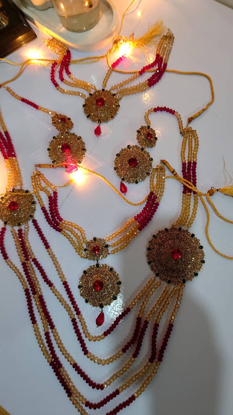 Bridal jewellery set, Condition 10/10, Only One time used 1
