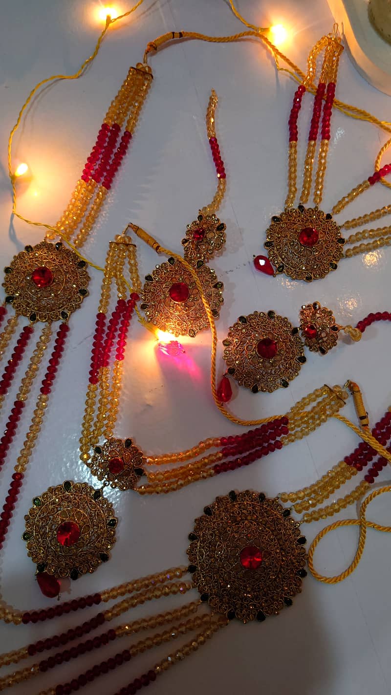 Bridal jewellery set, Condition 10/10, Only One time used 2