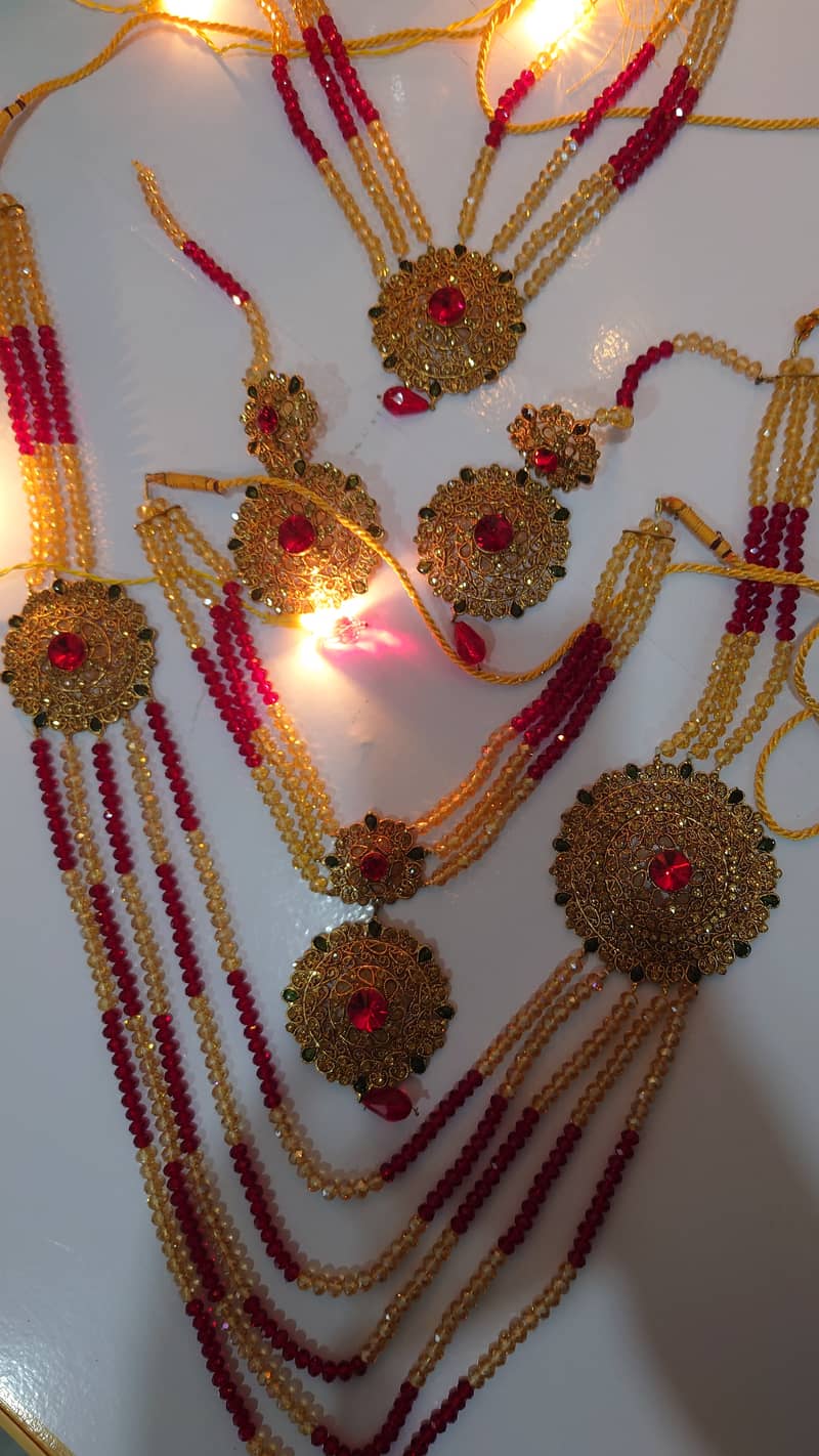 Bridal jewellery set, Condition 10/10, Only One time used 3