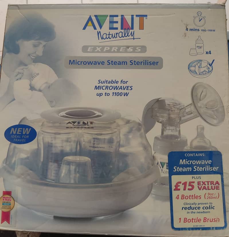 avent steam sterilizer 3