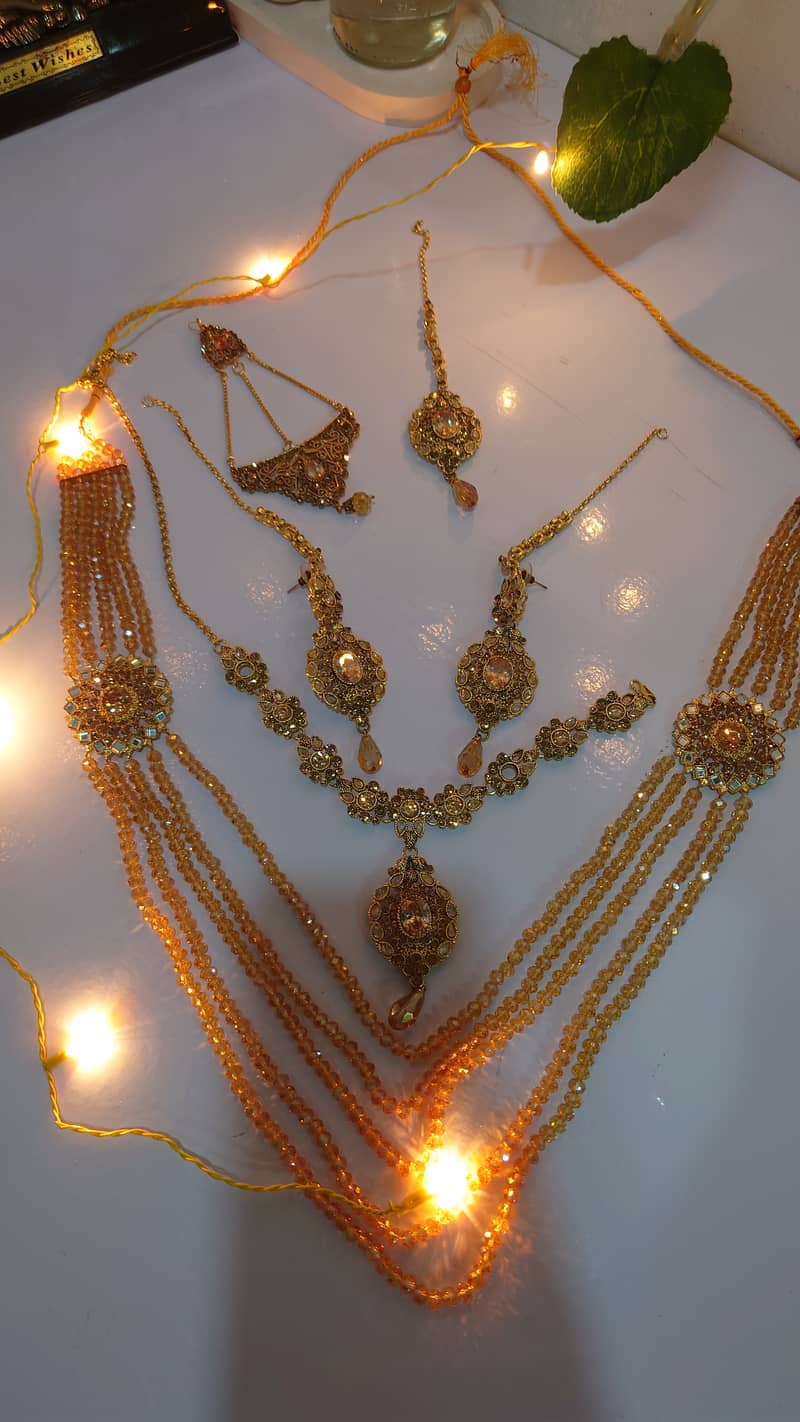 Wedding Bridal Jewellery set in 10/10 Condition only used one time 4