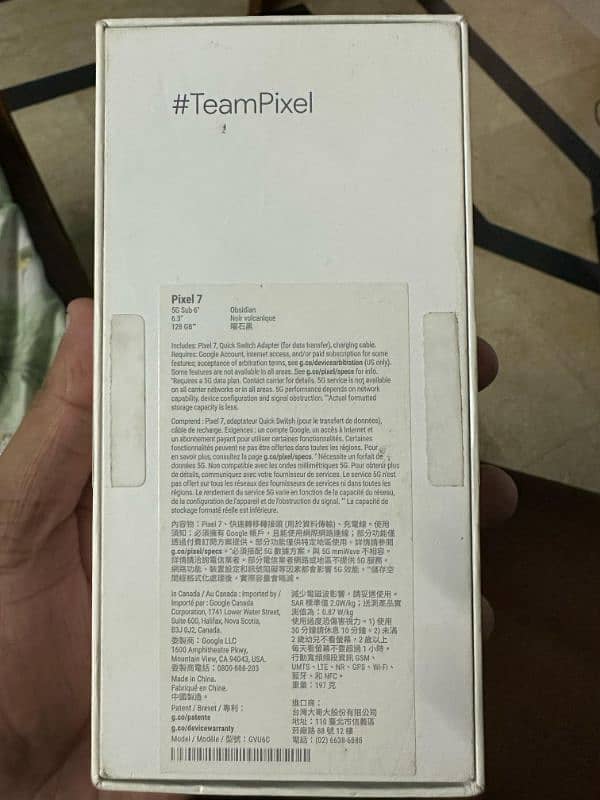 Pixel 7 with Box NON-PTA 8