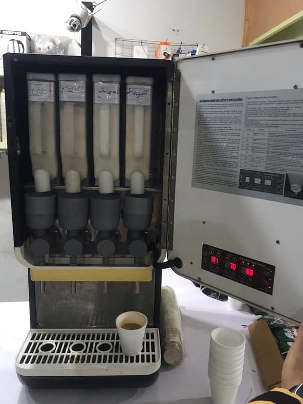 Tea and coffee vending machine 5