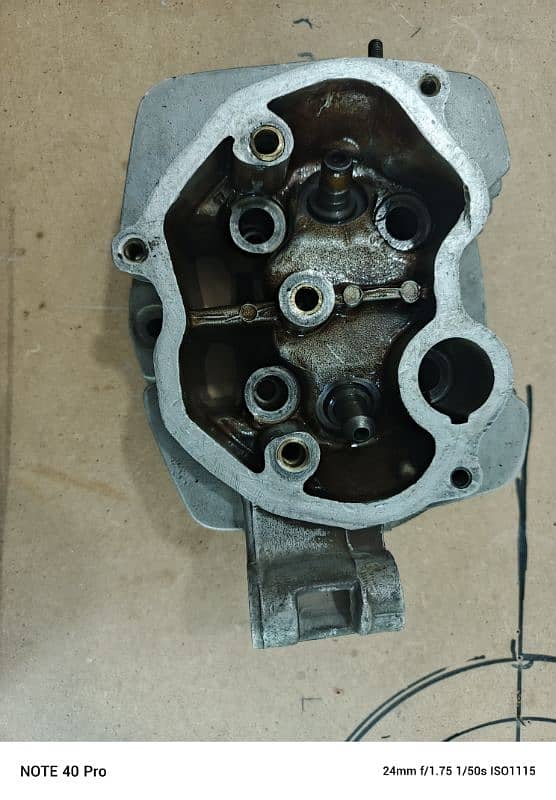 old point model Japanese cg125 used head 2