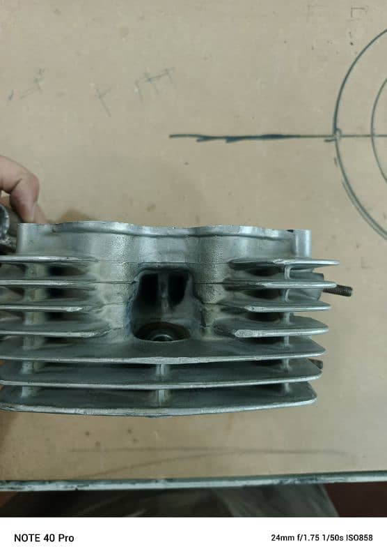 old point model Japanese cg125 used head 4