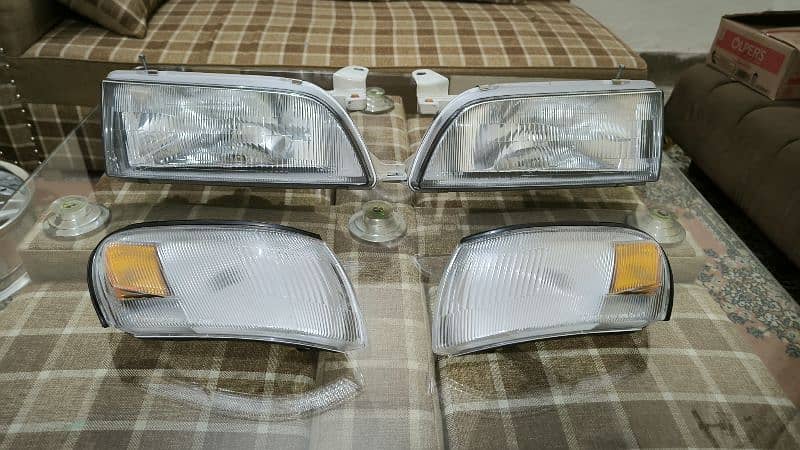 Toyota Corolla AE100 1991 2002 Koito Japan Front Headlights Forsale 10