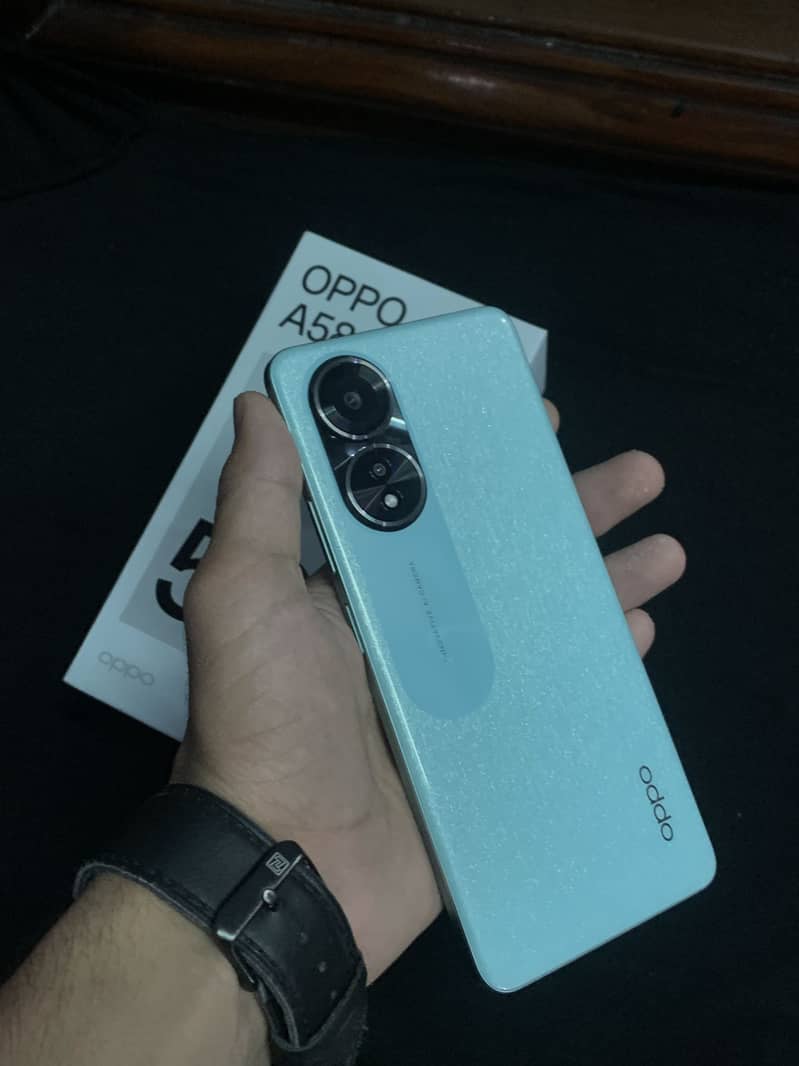 OPPO A58 with box charger 1