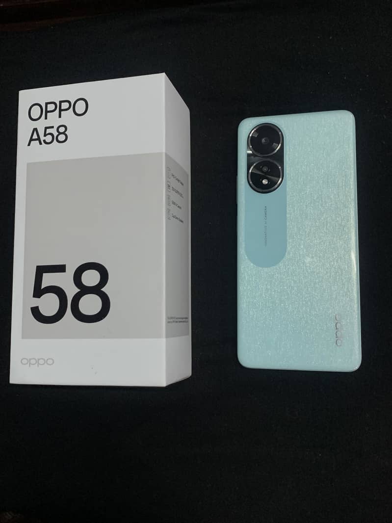 OPPO A58 with box charger 4