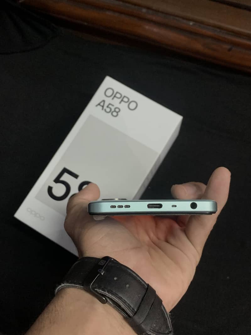 OPPO A58 with box charger 6