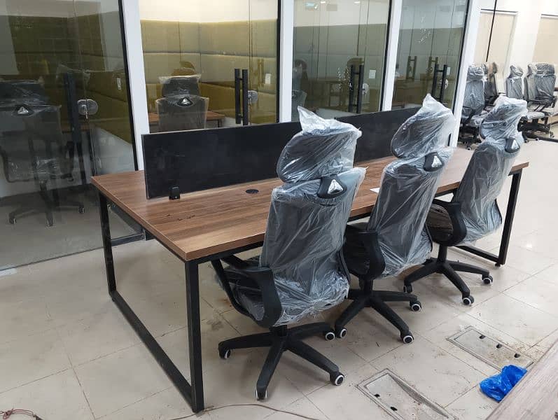 office Furniture Workstation computer Tables and Chairs 4