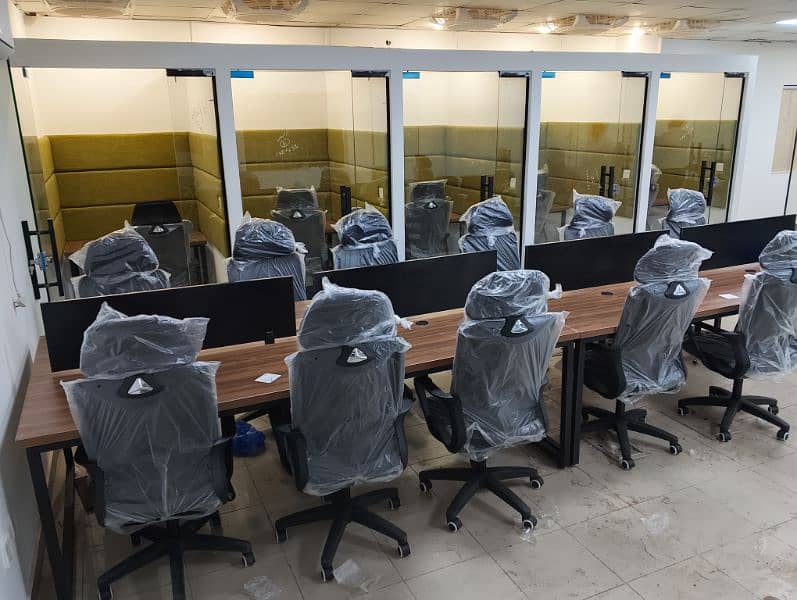 office Furniture Workstation computer Tables and Chairs 11