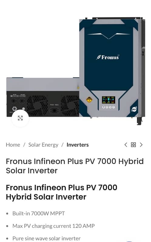 Pv 7000 Fronus best Conduction only 6 Months used 0