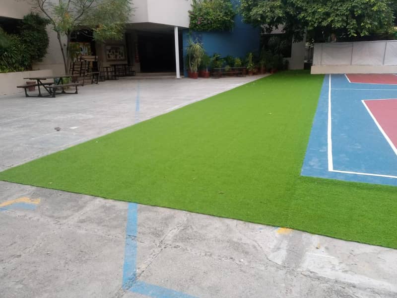 Gym Flooring- bulk-green net-Pedal Court-Green Grass-Artificial grass 18