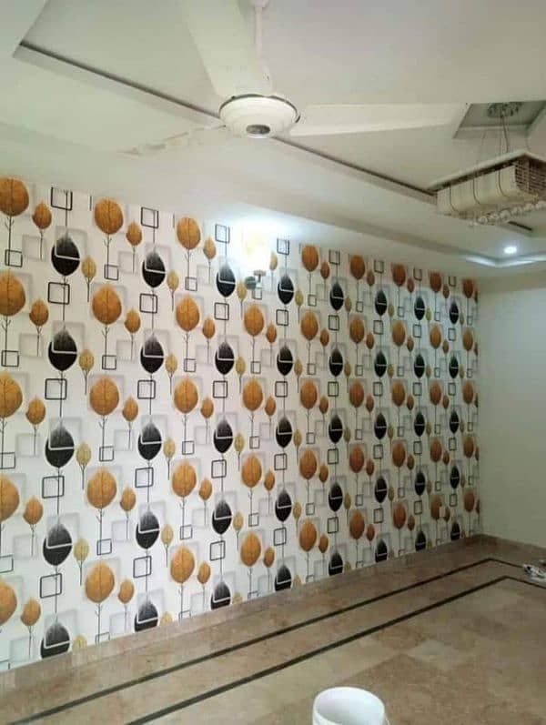 pvc wallpaper Wpc & Pvc panel. Pvc & wooden Flooring. Blinds. Ceiling. 10