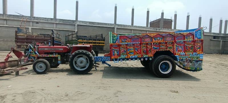tractor Macy 240 kamane wali trali 0