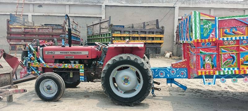 tractor Macy 240 kamane wali trali 3