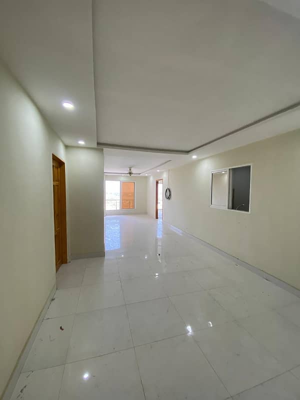 Proper 3 bedrooms with 4washrooms Apartment Available For Rent in E 11 4 Main Margalla Road with separate Wapda meter or Servant Room Proper Family Building 3