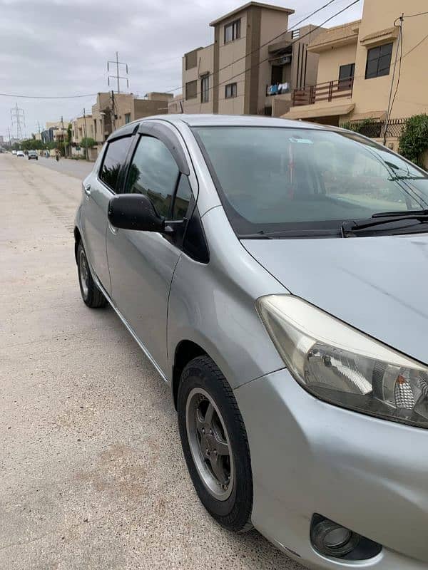 Toyota Vitz 2011 Register 2015 Shamry Green 1
