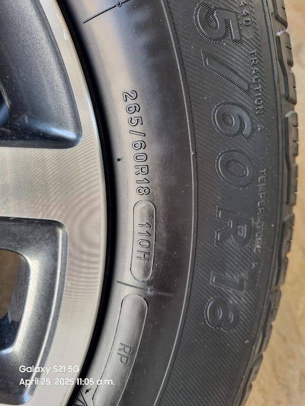 Fortuner. Revo Originator Rim& Tyres 2
