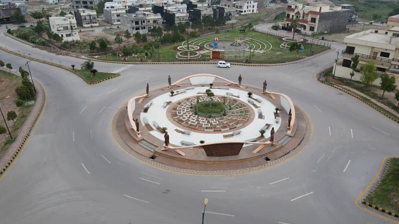 Bahria Enclave Islamabad Sector I 5 Marla Street 16 PU Paid Boulevard Paid Back Open Plot Available For Sale 24