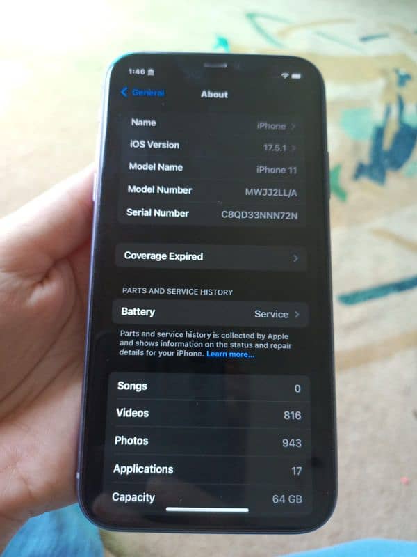 IPHONE 11 64 GB NON-PTA 1