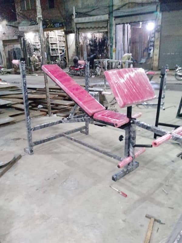 Bench press 8 in 1/ Multi exercise bench/ Gym equipmets 0