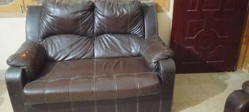 7 seater sofa set leather material 2