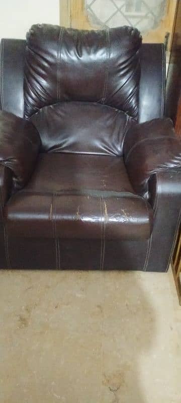 7 seater sofa set leather material 3