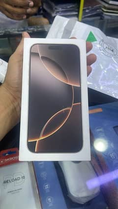 Iphone 16 pro max JV, desert titanium, 256 box pack.