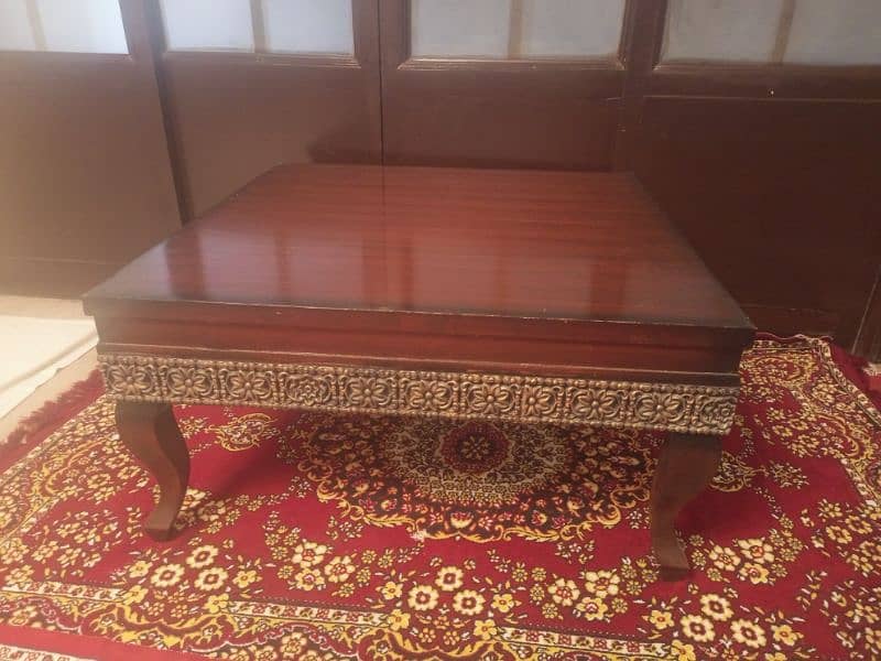 dark brown table set 0