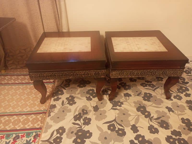 dark brown table set 1