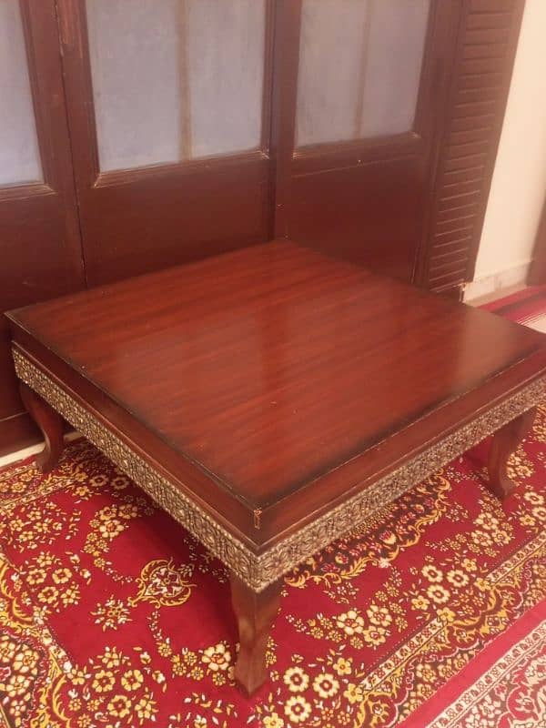 dark brown table set 2