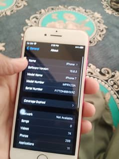iPhone 7 not PTA 128 GB water pack original battery