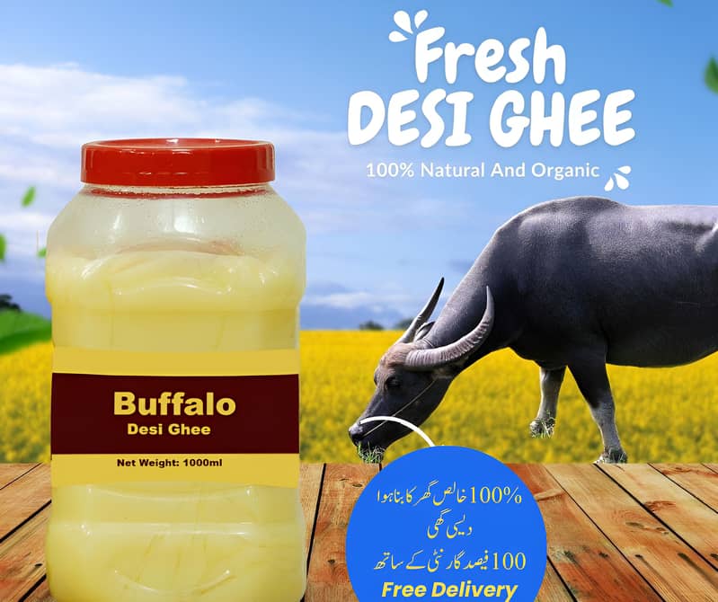 Original Pure Buffalo Desi Ghee 10000% Pure Gaurenteed 3