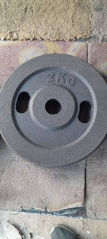 Rubber coated plates/Gym equipments/ weight plates 6