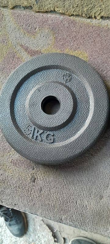 Rubber coated plates/Gym equipments/ weight plates 7