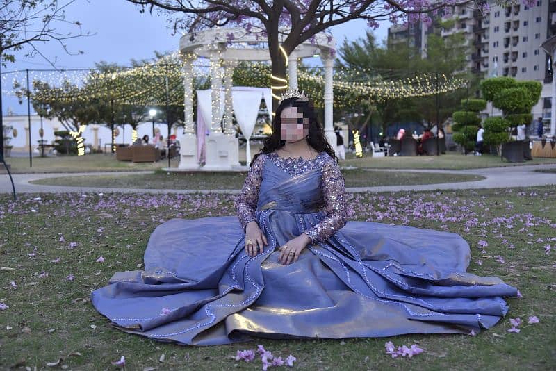 Bridal gown, Turkish gown, barbie frock, engagement dress 3
