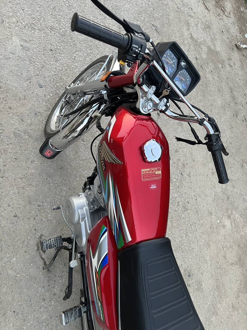 Honda CG125 Red 2023 1