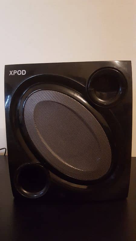 XPOD woofer + speaker 1