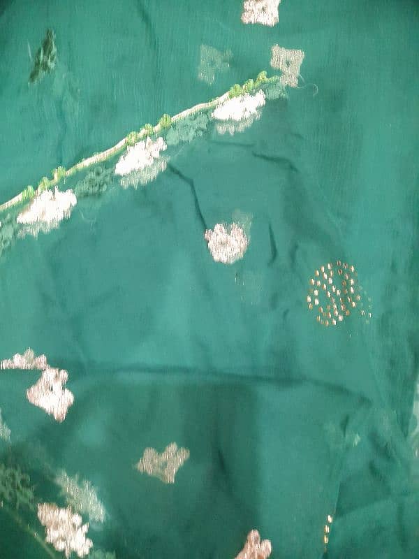 full embroidered heavy ,pure chiffon suit 2