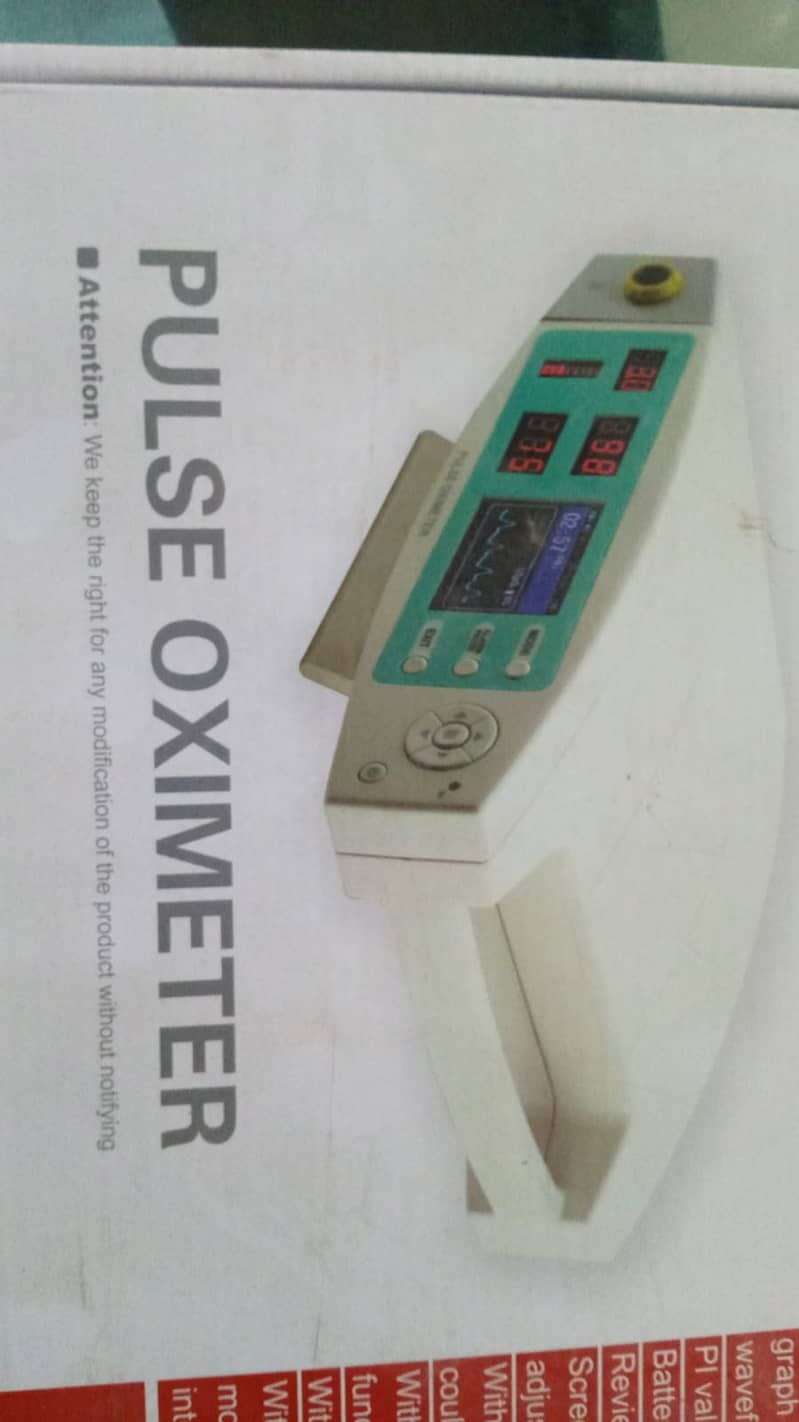 Pulse oximeter desk model 0