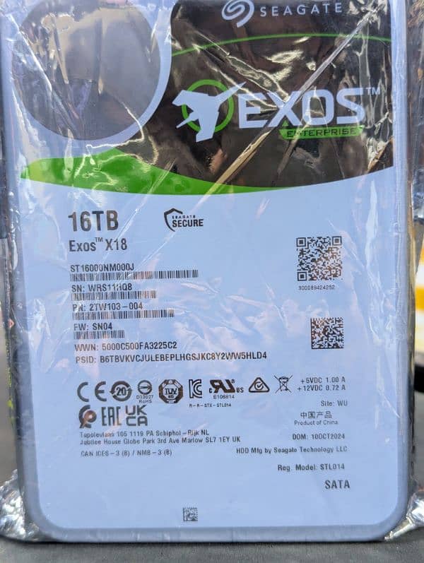 Seagate EXOS 16TB 1