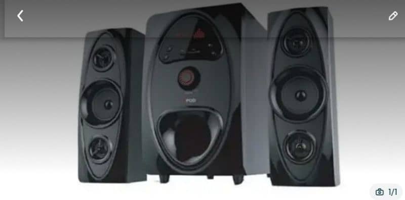 Sale xpod speakers. Model ht 2.1 heavy sound. without remote. Heavy 0
