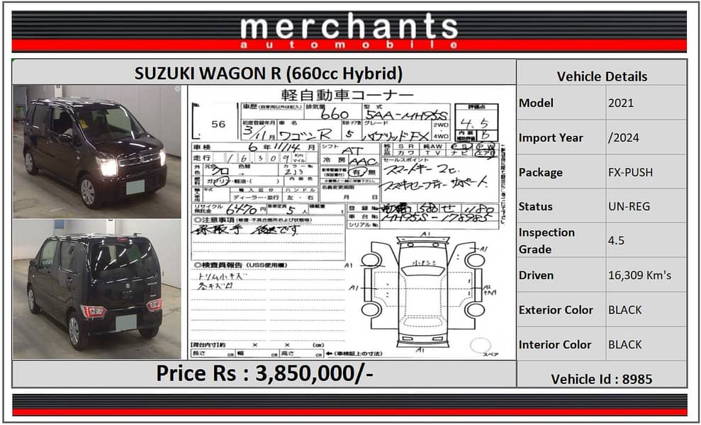 Suzuki Wagon R 2021 FX-PUSH 1