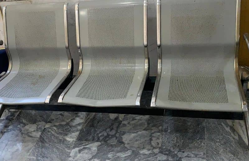steel bench chair 0