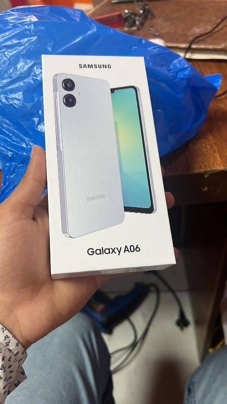 Samsung A06 just few days used 4/64 with box and cable 0