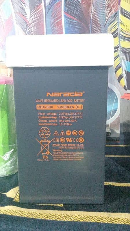 Narada 2V, 800ah, Battery, batteries, Dry cell, Dry batteries, Lithium 3