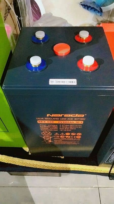 Narada 2V, 800ah, Battery, batteries, Dry cell, Dry batteries, Lithium 4